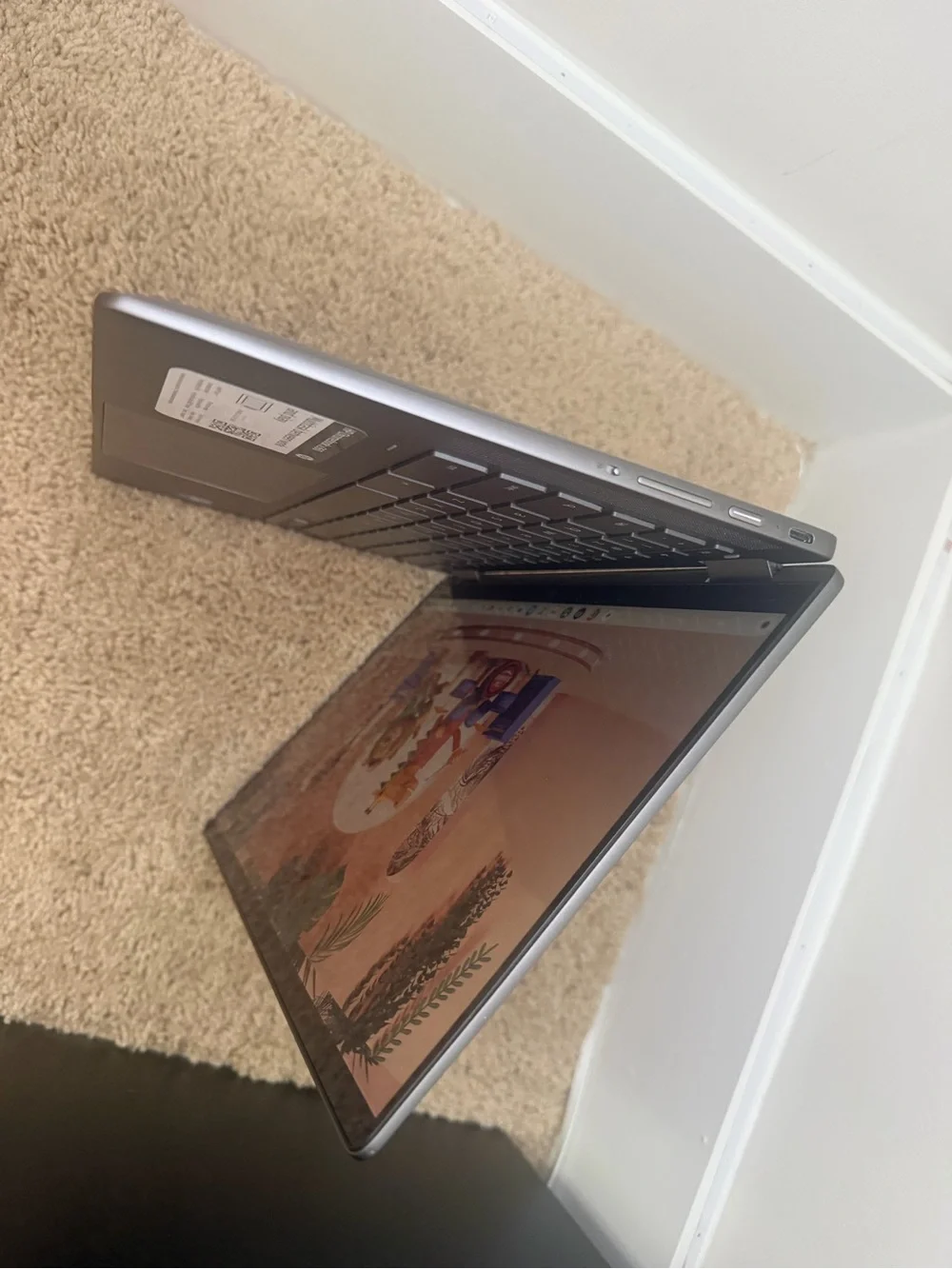 HP Chromebook Laptop - Gray with Gold Logo
